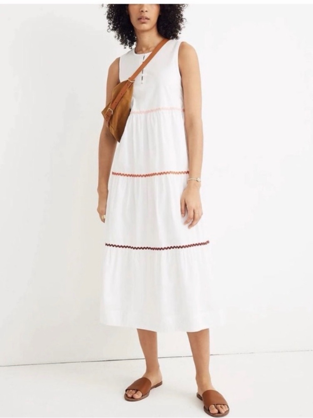 Madewell Ric Rac Midi Dress